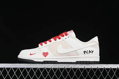 All categories Nk SB Dunk Series Nk SB Dunk Low High-end customized low-top sneakers Nk SB Dunk Low Kawakubo Rei co-branded Love Beige Anniversary high-end customized low-top casual sneakers DJ2024-052